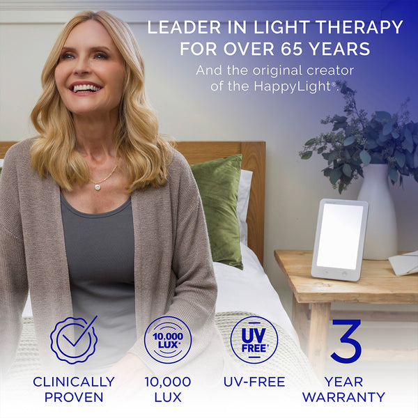 HappyLight Lumi Plus Light Therapy Lamp Shop Verilux