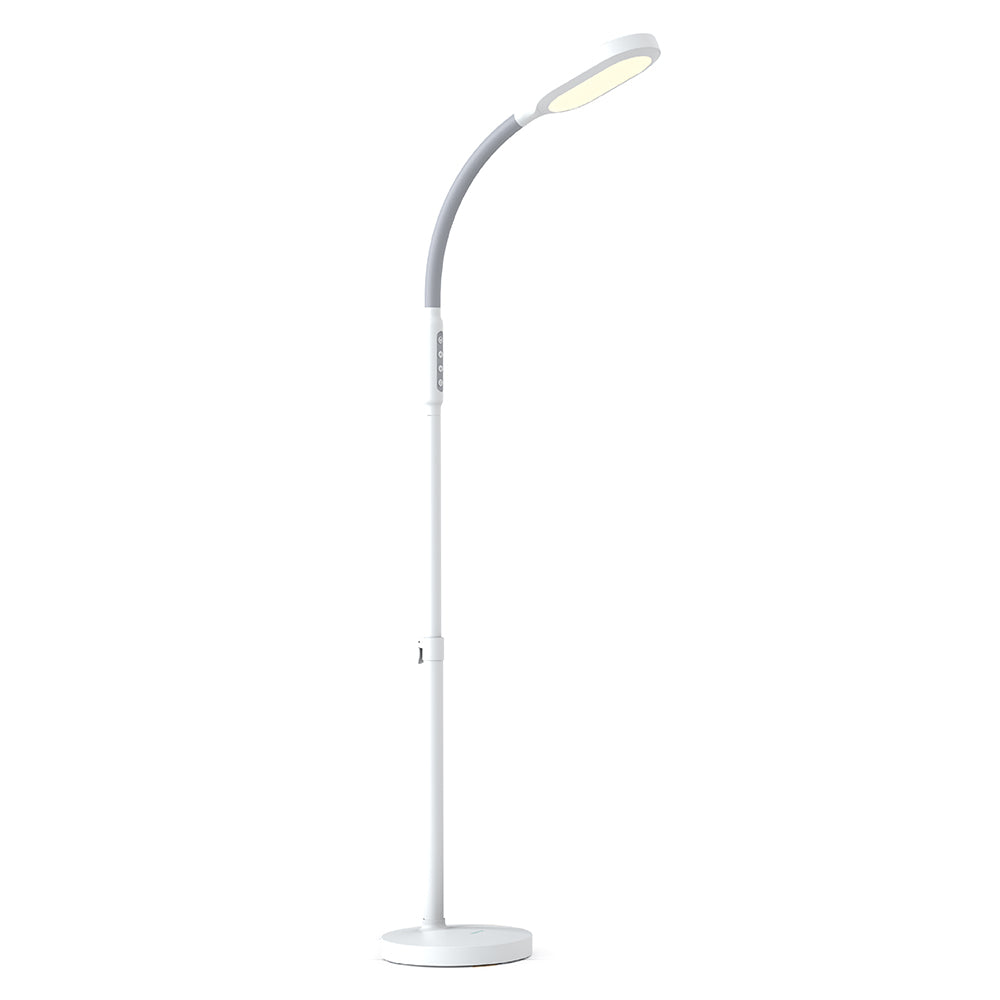 LED Floor Lamp with USB and Tablet Stand