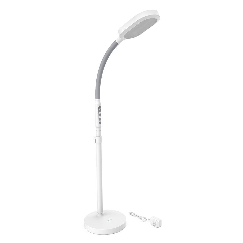 HappyLight® Duo - 2-in-1 Light Therapy & Task Floor Lamp - Verilux